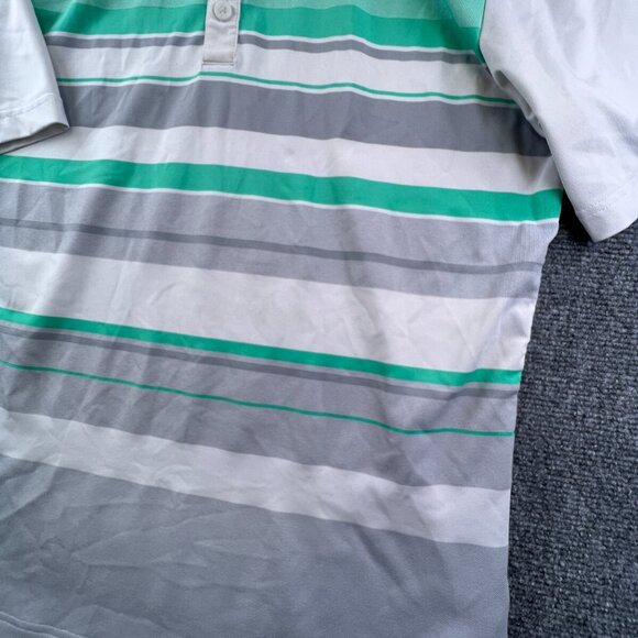 Adidas Golf Polo Climacool Short Sleeve Athletic Golf Shirt Mens Small White - Picture 9 of 13